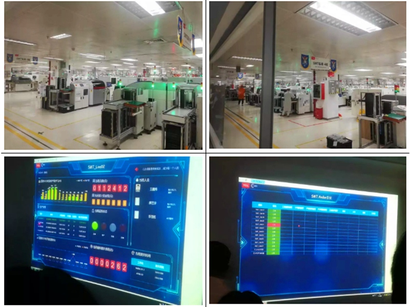 羅浮云參觀TCL數(shù)字化車間